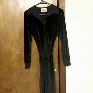 Vintage black butte dress